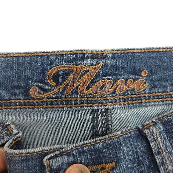 Mavi Women's 28/32 Molly Straight Mid Rise Blue Elasticized Jeans Traditional - Picture 6 of 13